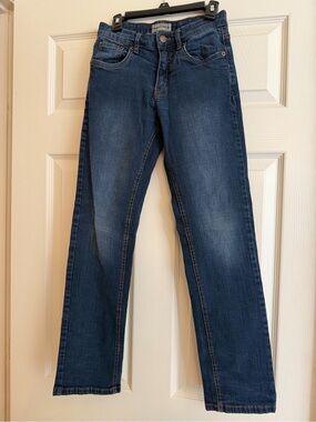 Urban Star Boys Straight Leg Jeans in Dark Blue Wash - Size 10